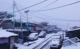 snow snowfall in nepal