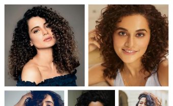 Bollywood actress with curly hair