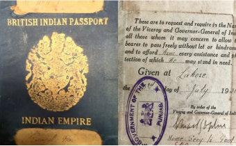 British Indian Passport Cover