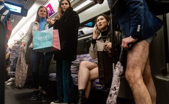 No Trousers Tube Ride