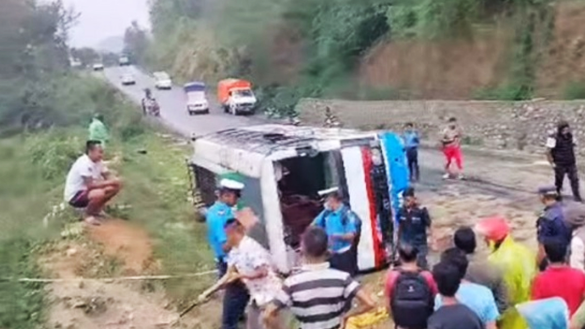 bus accident Pokhara