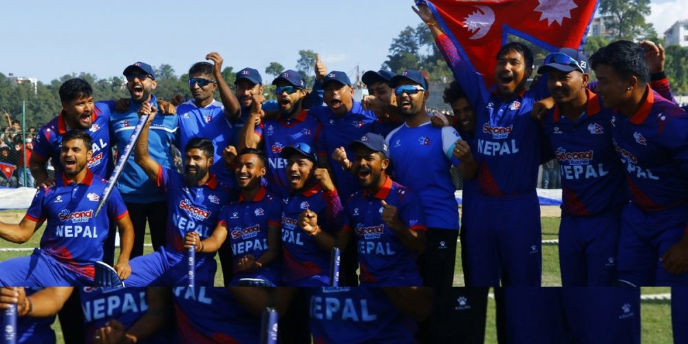 Nepal reached the World Cup by beating UAE will take revenge against Oman in the final