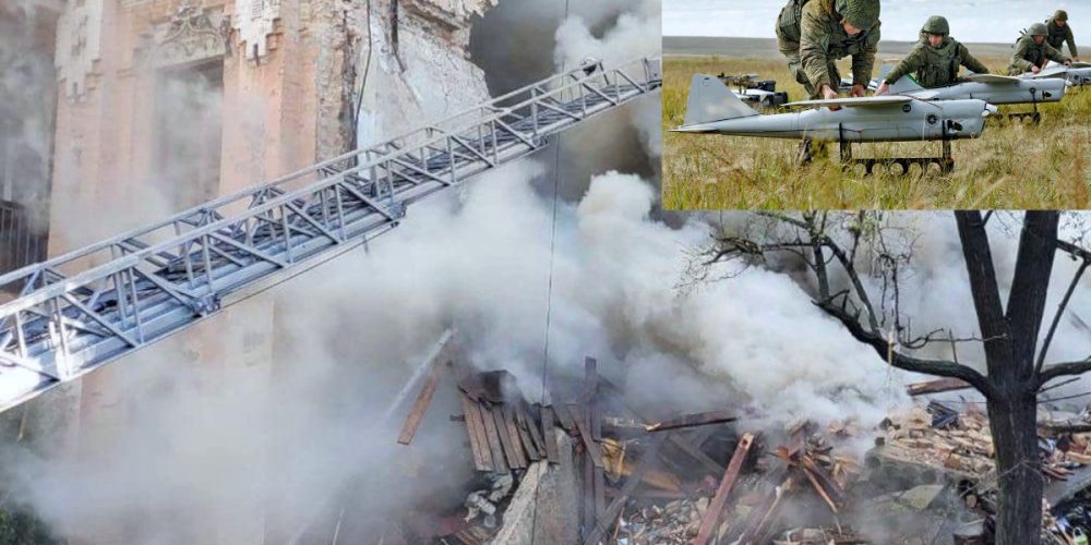 Russia carried out massive drone strikes in Ukraine