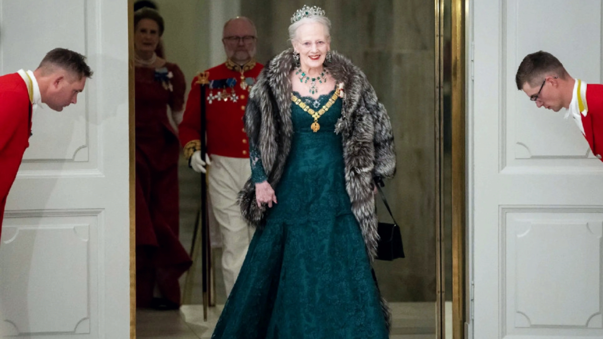 Announcement of abdication by the Queen of Denmark, who has been ruling for 52 years