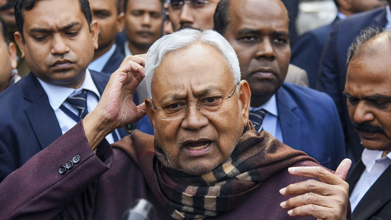 Bihar Chief Minister Nitish Kumar resigned