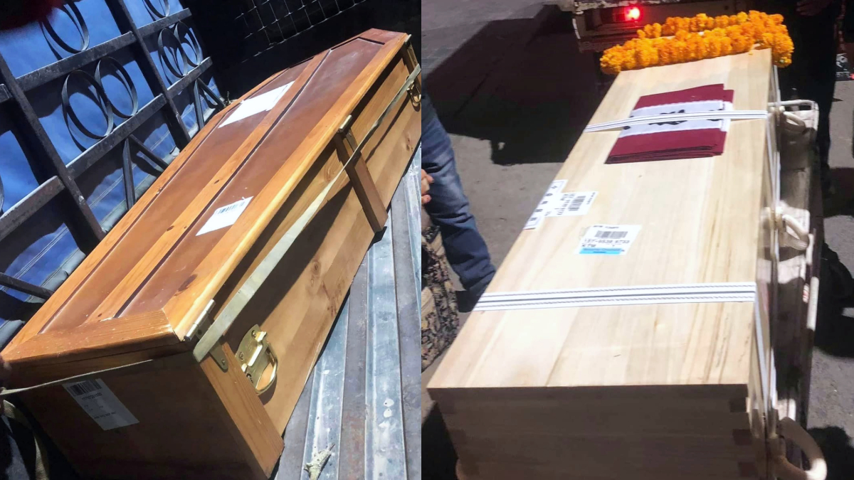 Obligation of Nepalese Kerung's body came from Qatar to Japan and from Korea