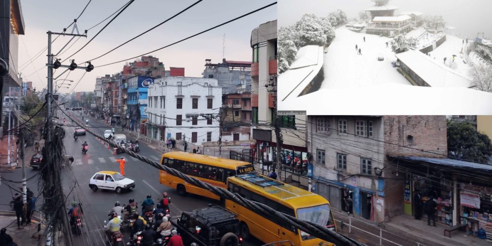 Rain in Kathmandu