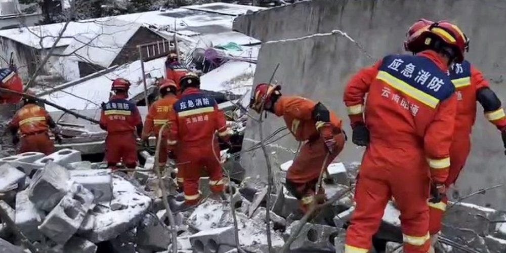The death toll in China's landslides has reached 11, with 47 missing