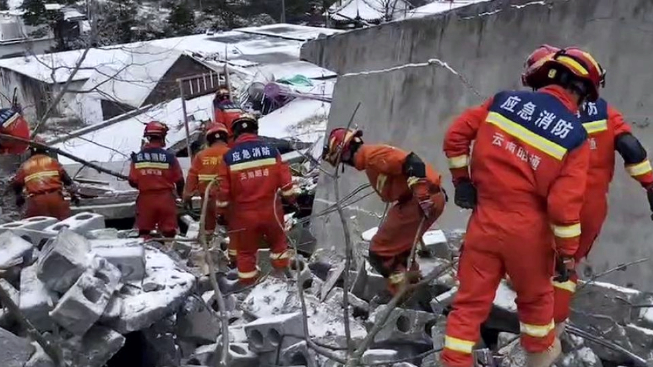 The death toll in China's landslides has reached 11, with 47 missing