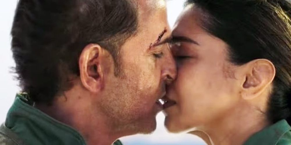 Controversy over Hrithik and Deepika's kiss scene