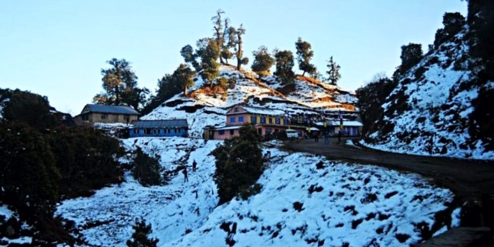Snow in Seembhanjyang, Chandragiri and Daman