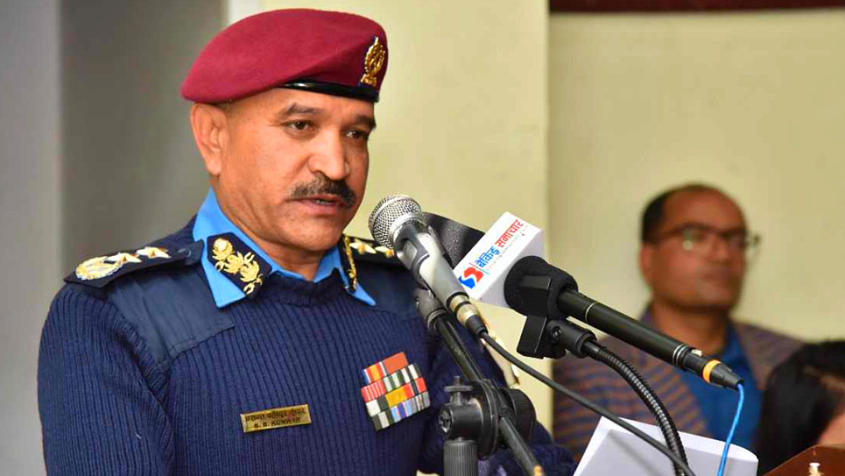 Inspector General of Police (IGP) Basanta Bahadur Kunwar