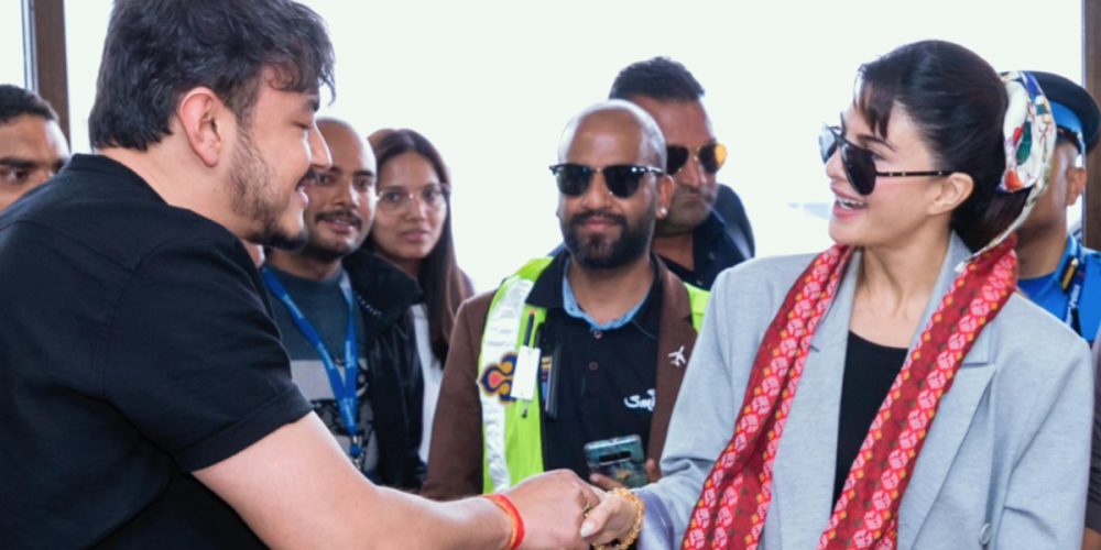 What is Bollywood actress Jacqueline Fernandez doing in Kathmandu?