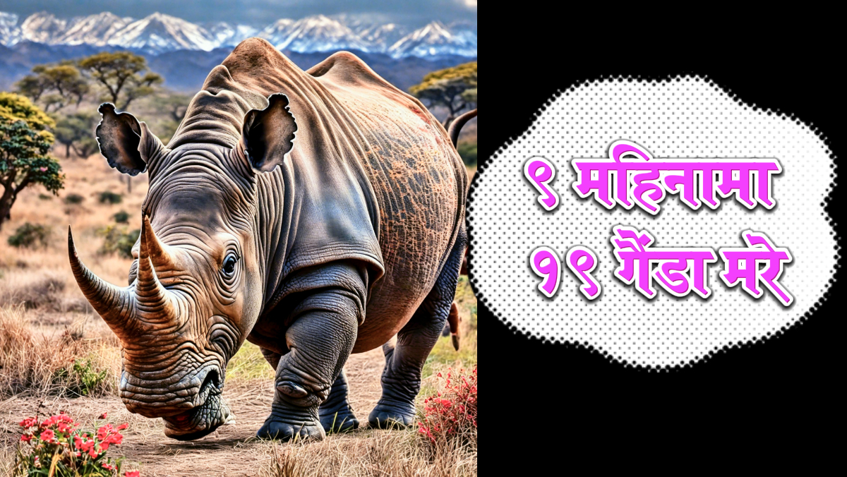 Rhinoceros found dead