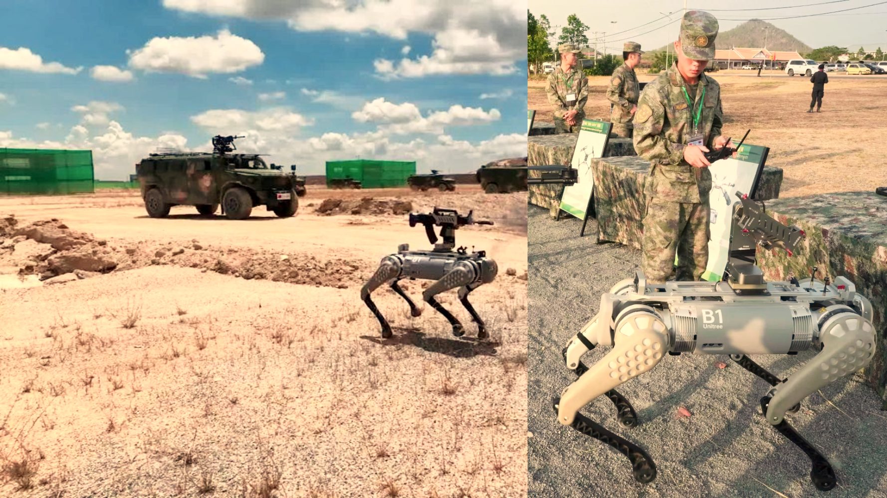 Another Miracle of China Short-Range Air Defense System Mounted on Robotic Dog