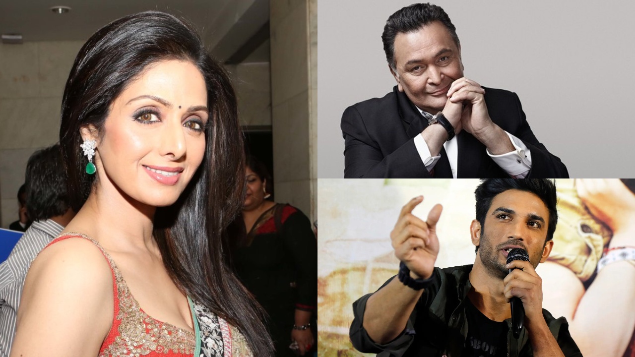 From Rishi Kapoor to Sridevi