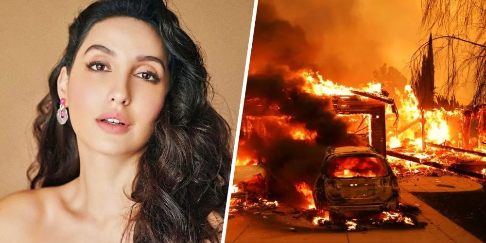 Nora, caught in the terrible fire in Los Angeles, said - it's really scary