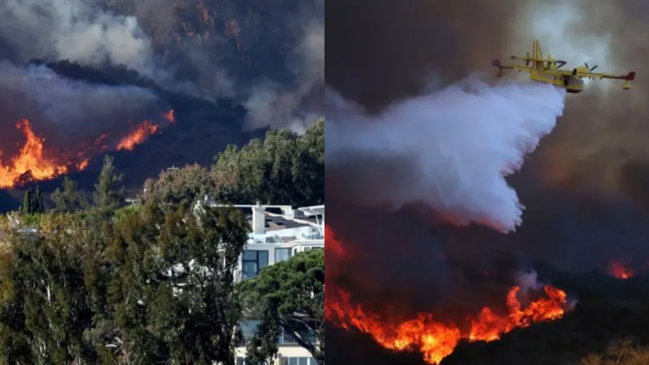 Massive fire in Los Angeles