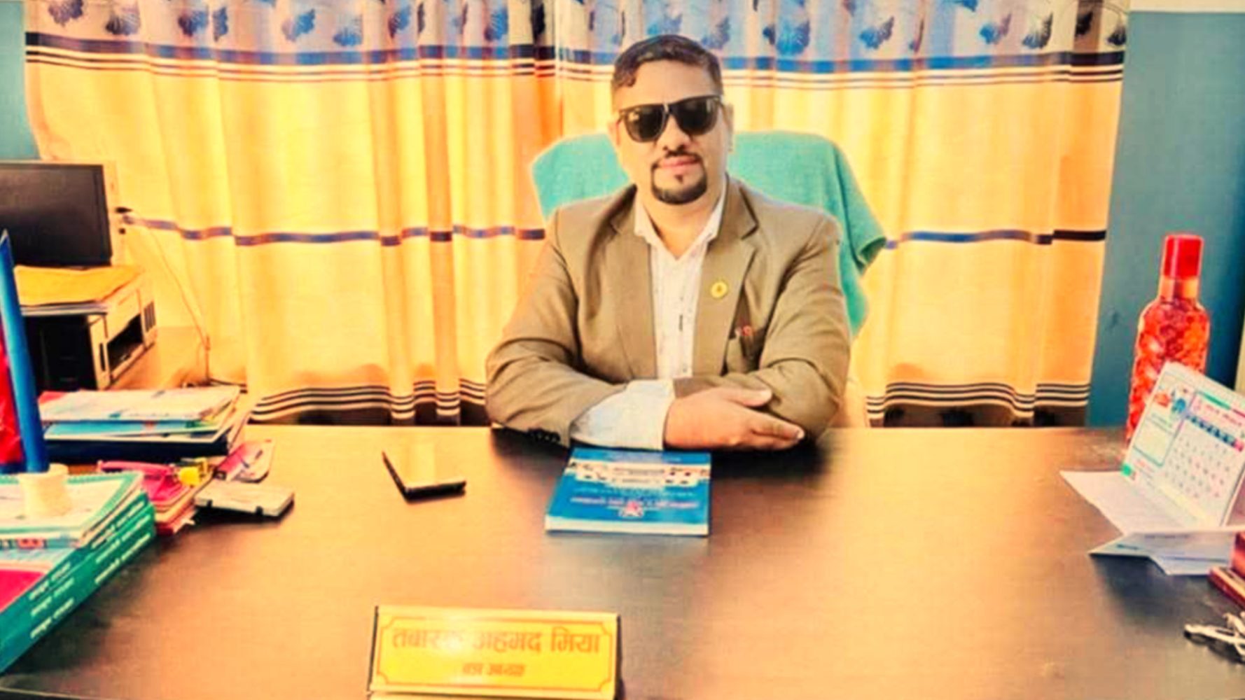 "36-year-old ward chairperson collapses during speech in Nawalpur and passes away"