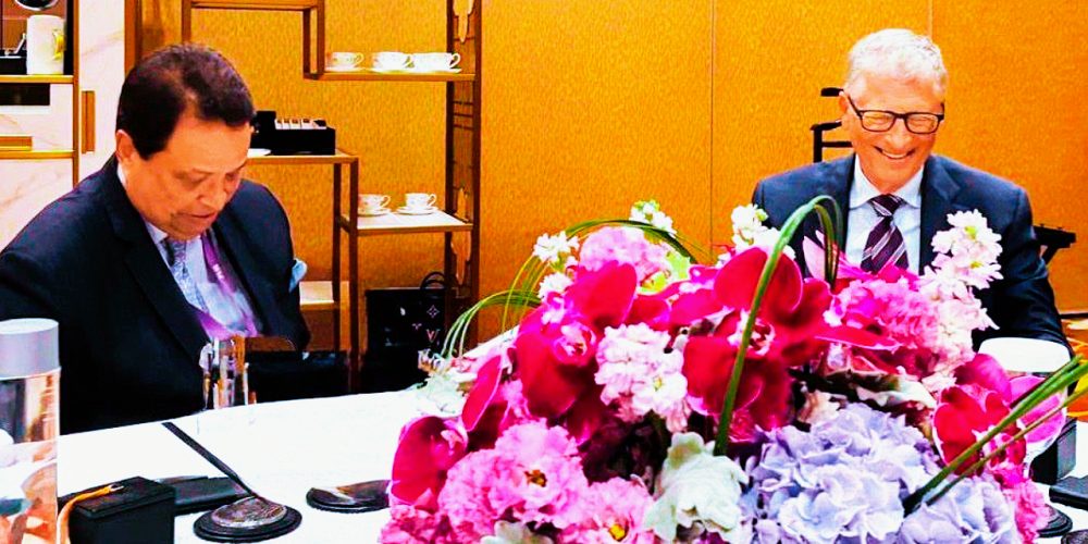 Meeting Between World's Richest Bill Gates and Nepal's Richest Binod Chaudhary