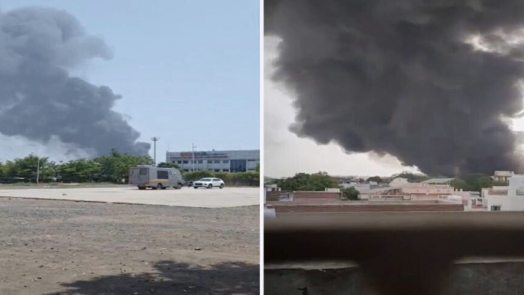 Plane Carrying 242 Passengers Crashes Near Indian Airport